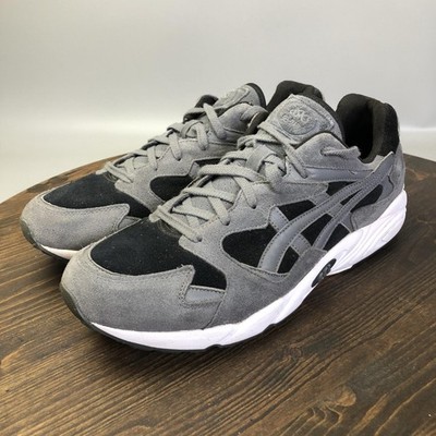 ASICS Gel Diablo Shoes Mens Size 13 Gray Suede Low Top Running Sneakers 1193A096
