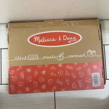 Melissa & Doug Wooden Latches Board Sensory Activity Toy OPEN BOX S017 