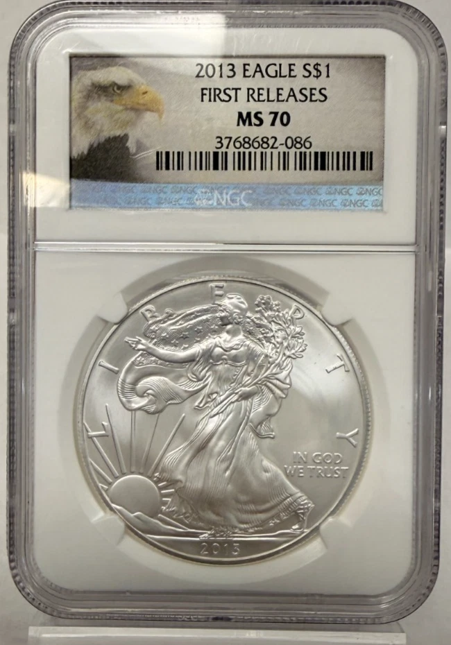 American Eagle MS 70 Graded 2013 Silver Bullion Coins for sale | eBay