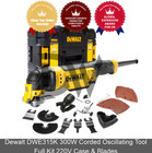Dewalt DWE315K 300W Corded Oscillating Tool Full Kit 220V Case & Blades