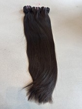 Raw Vietnamese Bone Straight Human Hair 3 Bun...
