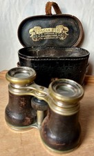 Antikes Opernglas Theaterglas Fernglas um 1900-1930 mit Lederetui - Vintage