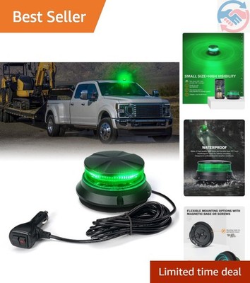 LED Visibility Beacon Light, 4.5 Inch Super Bright Forklift Roadside Caution ...