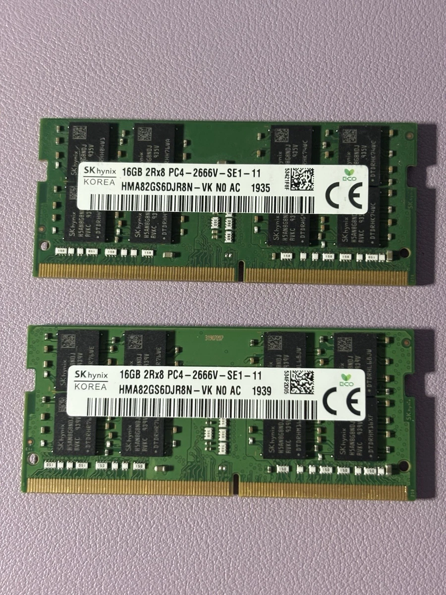 PC4-21300 (DDR4-2666) Bus Speed Computer RAM 32 GB Total Capacity