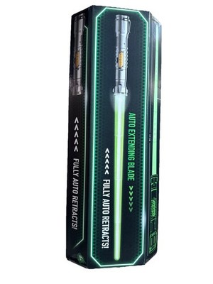 Goliath Power Saber Energy Blade Grün Laserschwert Auto Extending Blade 90cm NEU