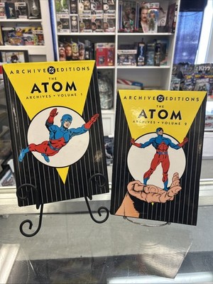 DC Archives The Atom Volume 1 And 2 Hard Cover Very Nice
