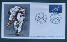 Enveloppe Premier Jour Timbre Championnat Du Monde Judo N° 3111 Obl Paris 1997