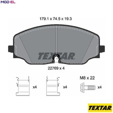 BRAKE PAD SET DISC BRAKE 2276901 FOR VW ATLAS/CROSS/SPORT TERAMONT/SUV 2.0L 6cyl