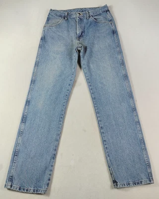 Vintage Rustler Jeans Men 32 Blue Grunge Denim Workwear Distressed Straight Leg - Image 1 of 4