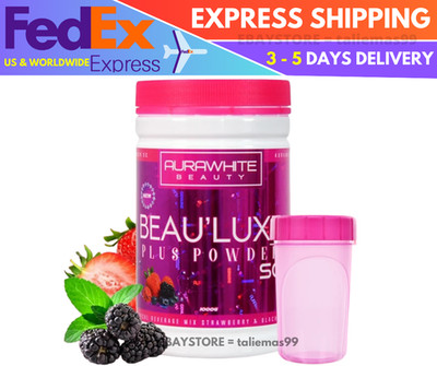 Aura White BEAULUXE SC+ Collagen Stemcell 15X L-Glutathione Whitening Detox FAST