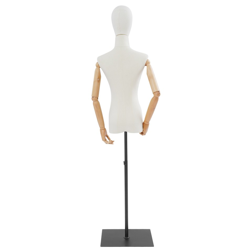 Mannequin Body Dress Form Torso Female Manikin Adjustable Height 55 mannequin-body-dress-form-torso-female-manikin-adjustable-height-55