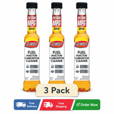 Pack Of 3 Gumout Fuel Injector Cleanercarb Cleaner Additive 6 Oz - 510021w