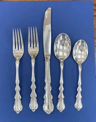 International Sterling Silver Angelique Individual 5 Piece Place Setting lot #1