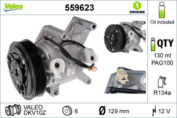 Kompressor Klimaanlage Valeo 559623 FÜR Mazda Klimakompressor Klima Kompressor-image