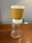 Vintage 1950's-60’s Harvest Gold Nut Grinder With Top by Federal Housewares