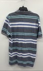 Chaps Blue Stripes Polo Shirt - Size M — photo 4