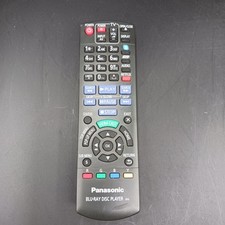 Panasonic Blu-Ray Disc IR6 Player Remote Control Black N2QAY8000734 UNTESTED