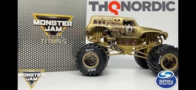 Monster Jam Steel Titans Grave Digger Gold Exclusive Maßstab 1:24 Diecast Limited