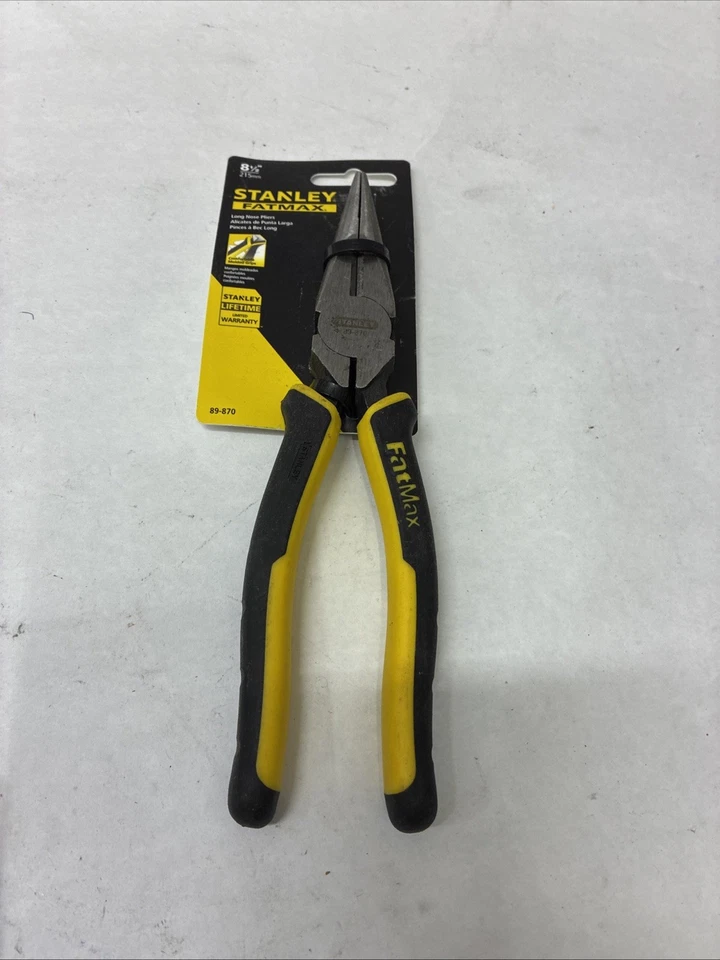 Alicate nariz larga Stanley 89-870 FatMax 8-1/16" Foto 2 de 2