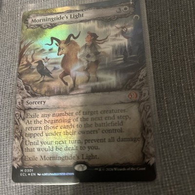 MTG Morningtide's Light #0301 Showcase Lorwyn Eclipsed FOIL Mythic Rare NM