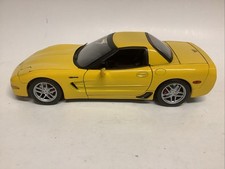 Maisto 2001 Chevrolet Corvette Z06 1:18 Die Cast - Yellow No Box Loose