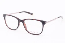 NEW ESPRIT ET17529 COLOR 545 BURGUNDY AUTHENTIC DESIGNER FRAMES EYEGLASSES 53-16