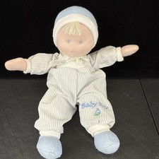 Eden Mini Baby Boy Doll 7" Plush Stuffed Animal Baby Toy Rattle