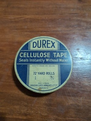 Durex Cellulose  Tape Tin. Vintage