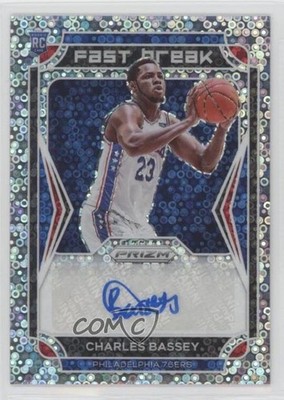 2021-22 Panini Prizm Fast Break Rookie Charles Bassey #FBR-CBS Auto 08v9