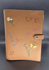 Coach Notebook with Diary Embroidered