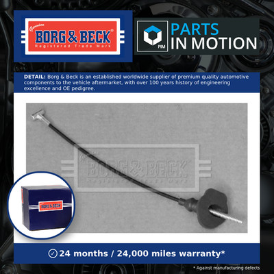 Handbrake Cable Front BKB3157 Borg & Beck Hand Brake Parking 2T142853AA 5041276