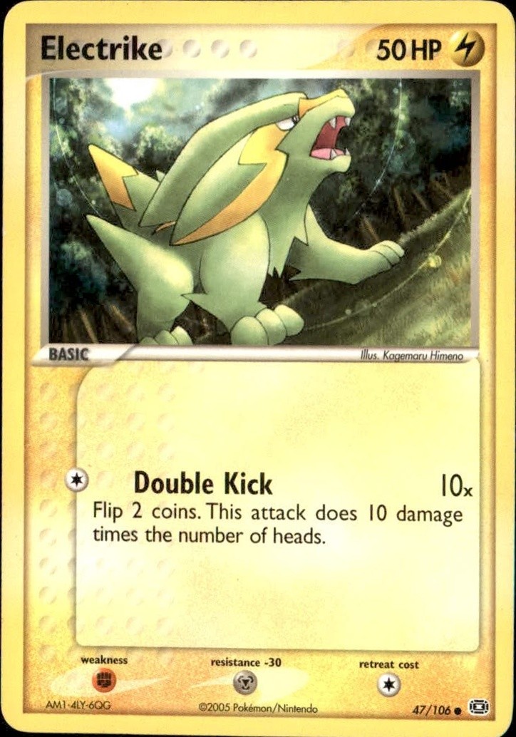 47/106 Electrike NM Common EX Emerald