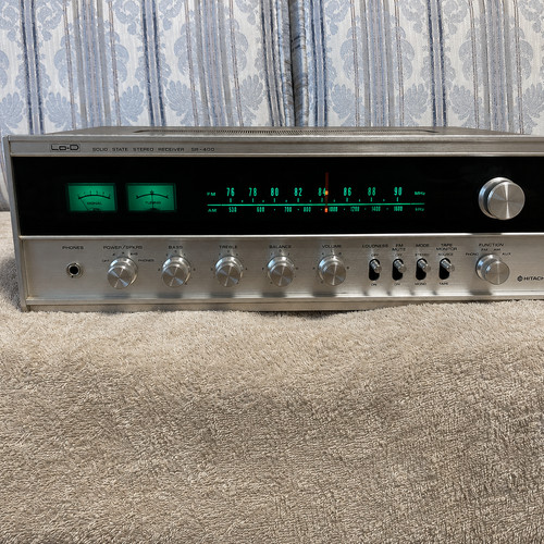 Hitachi Lo-D SR-400 Vintage AM FM Stereo Receiver Amplifier Tested Japan