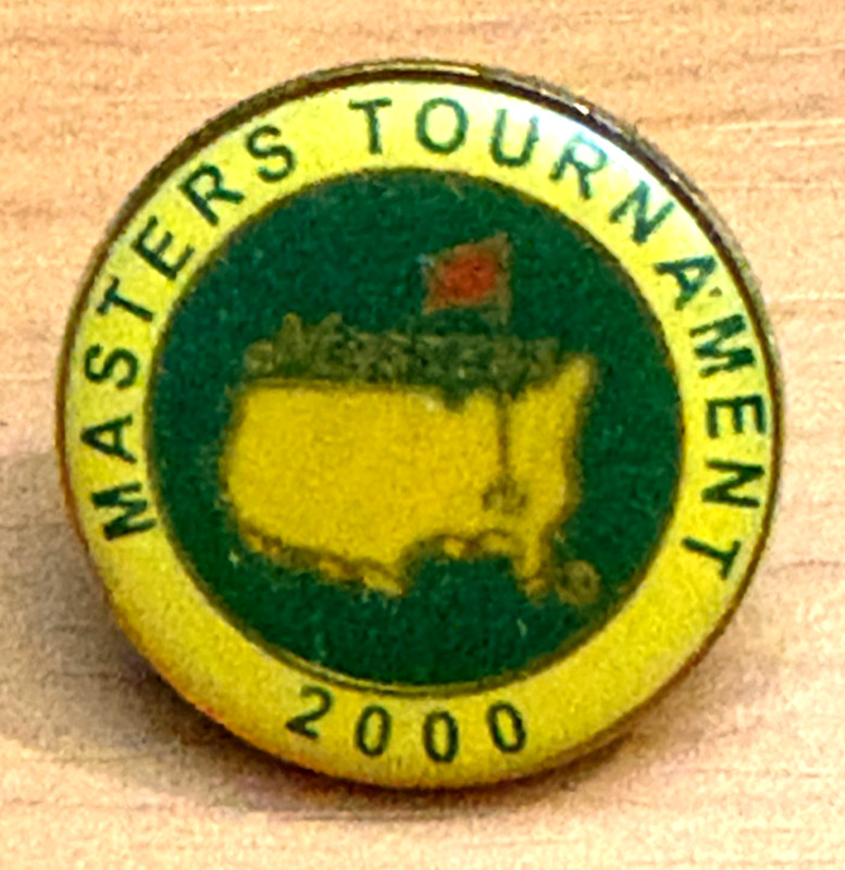 2000 Masters Golf Tournament Logo Ball marker Pin