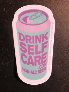 BEER Collectible STICKER ~ THREE MAGNETS Brewing Self Care n/a ~ Olympia, WA