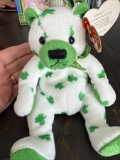 Ty Beanie Baby Clover Bear - MWMT 2001 Irish Y70