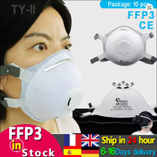 LAIANZHI FFP3 CE Cup Mask with Air Valve Disposable 99% Protective Filter