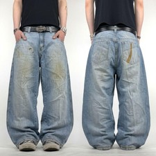 Vintage y2k faded stonewash baggy wide leg archive rare skater jeans