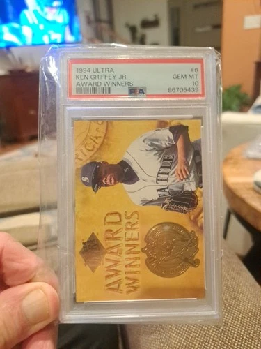 1994 Fleer Ultra - Ken Griffey Jr #6 OF 25  Award Wimnet  Psa 10
