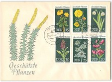 German Democratic Republic #1093-1098 FDC, 1969