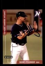 Signed Baseball Card Auto Brian Poldberg 2010 Northwest Arkansas Naturals
