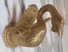 Sherle Wagner/ Phylrich Swan WALL Tub Spout. Gold. New Condition.