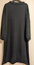Uniqlo Women's Black Ultra Stretch Warm Flare Dress Winter Used