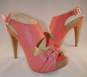 coral color heels