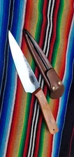 gaucho Spadea hand made knife 12fr. Carbon steel. A+ Plum wood