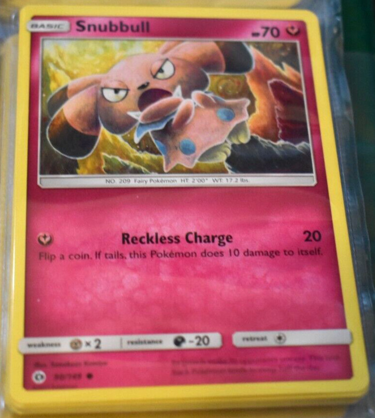 Snubbull # 90/149 Sun & Moon Base Set Pokemon Trading TCG Game Cards NM/MINT