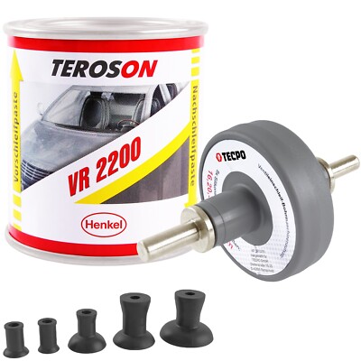 TECPO VENTILEINSCHLEIFER für BOHRMASCHINE + VENTILSCHLEIFPASTE EINSCHLEIFPASTE
