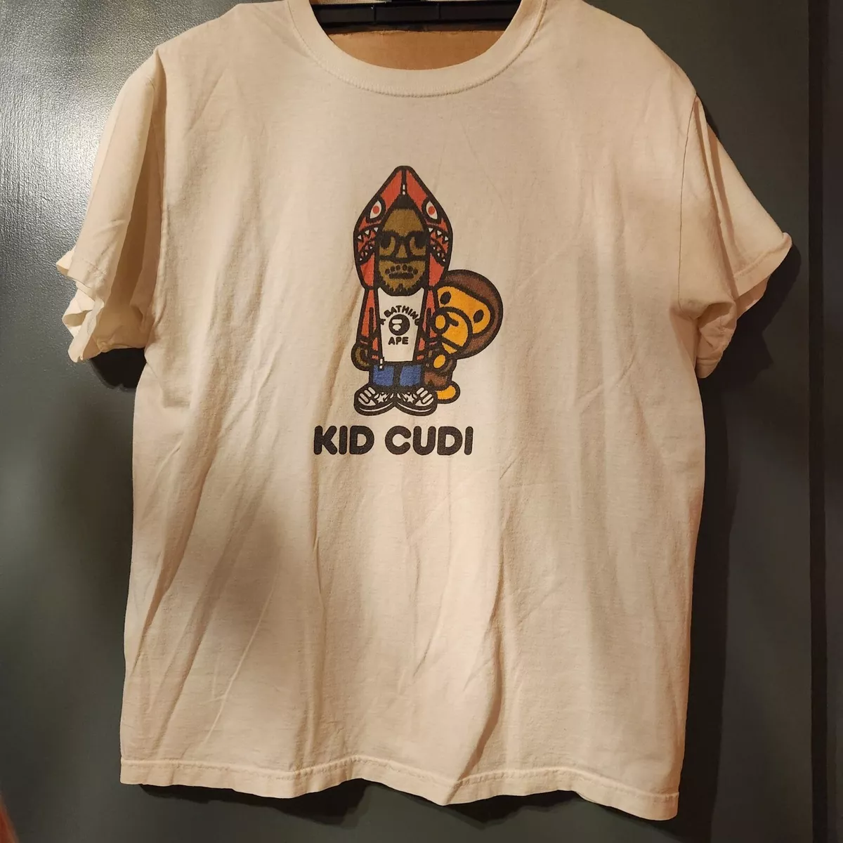 Kid Cudi X BAPE Bathing Ape T-Shirt Size Large Bathing Ape