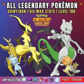 Choose Any SHINY LEGENDARY Pokemon - Pokemon SCARLET & VIOLET ✨