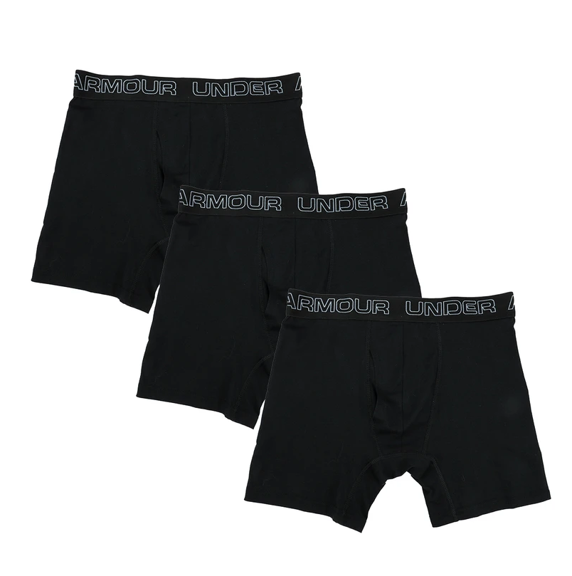 Three Pack Men's UA Under Armour Stretch Charged Cotton Jock